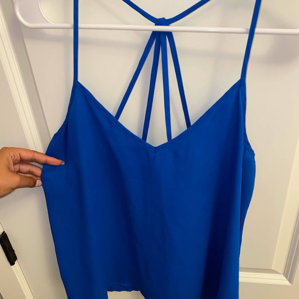 Abercrombie & Fitch blue tank top